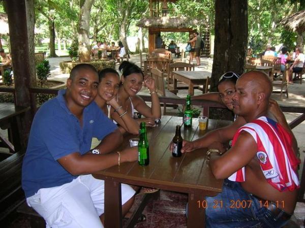 gozadera en "La Arboleda",rio canimar.