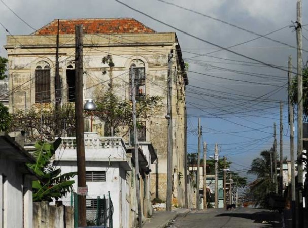 Calle del barrio La Marina, ciudad de Matanzas.
