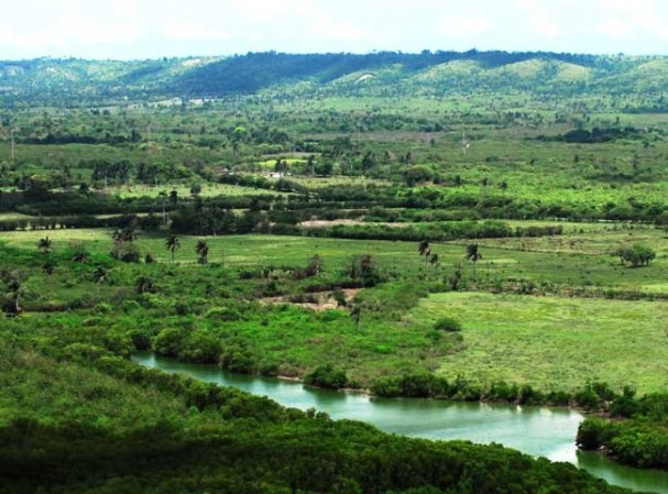 Vista del valle de Yumurí, Matanzas.