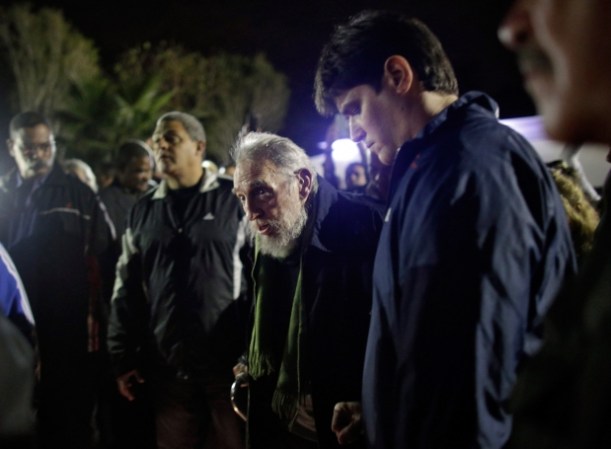 8 DE ENERO, 2014-Fidel Castro asistió a la inauguración del “Kcho estudio Romerillo, Laboratorio para el arte”, un núcleo cultural sin fines de lucro para la experimentación, el desarrollo y la difusión de las artes.