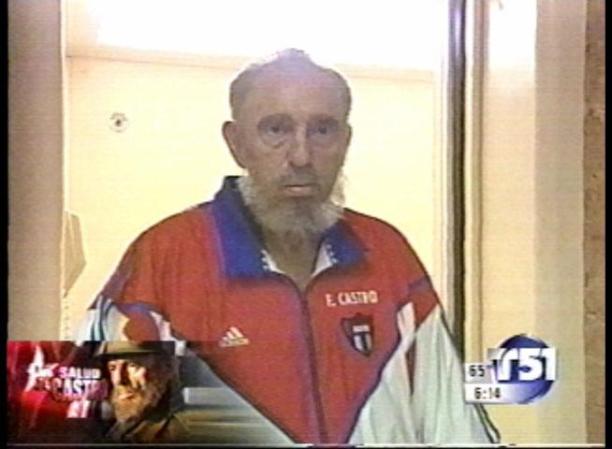 30 DE OCTUBRE, 2006: Cuba distribuye un extraño video en el que Castro aparece haciendo ejercicio.