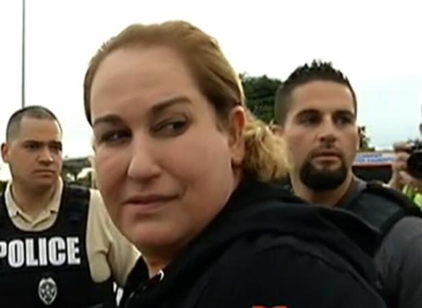 Odalis Abreu se puso agresiva con las cámaras de Telemundo