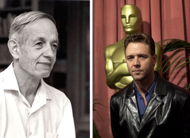 Russell Crowe realizó en el 2001 el film "A Beautiful Mind" en la que da vida al matemático que padecía esquizofrenia, John Forbes Nash, Jr.