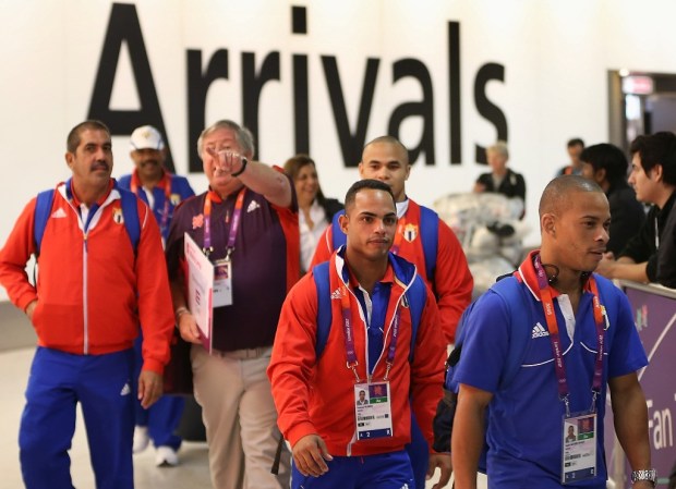 Más deportistas cubanos que llegaron a Londres con un sólo objetivo: ganar.