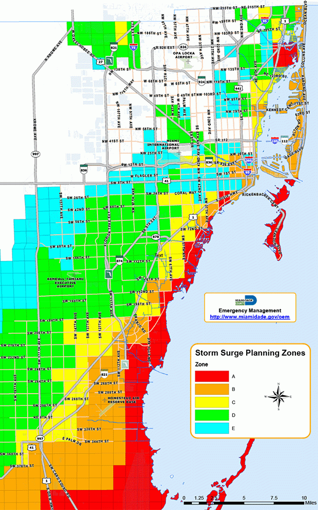 Zonas de evacuación de Florida en caso de Huracán - Huracán Irma - Clima en Florida - Foro Florida y Sudeste de USA