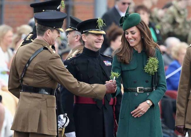 La belleza de Kate Middleton eclipsó la celebración de St. Patricks.