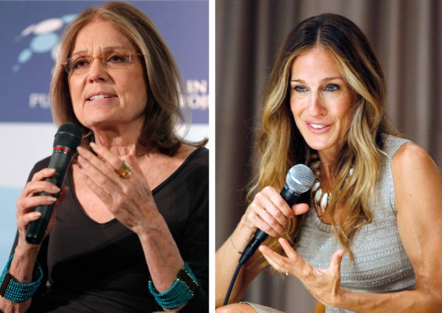 Sarah Jessica Parker actuó como Gloria Steinem en la película "Lovelace", la cual es sobre la vida de Linda Lovelace.