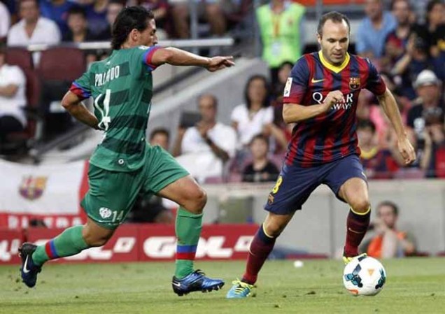 El Barcelona se estrena en la Liga con paliza al Levante. 7 a 0.
