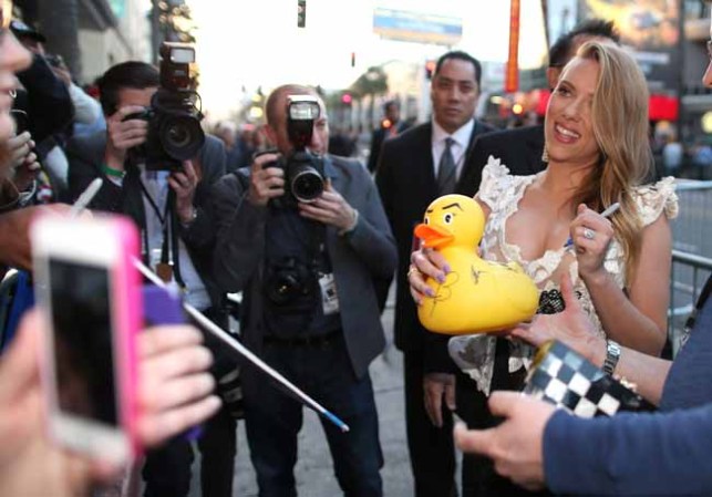 Scarlett Johansson: espectacular en su quinto mes de embarazo.