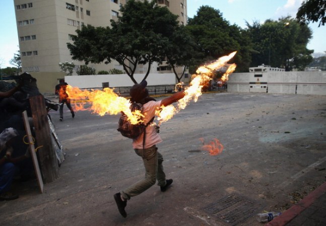 Las manifestaciones de protestas en las calles de Venezuela continúan.