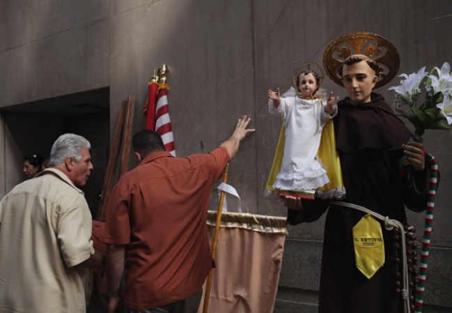 Imágenes del desfile de “Columbus Day” en la ciudad de Nueva York.