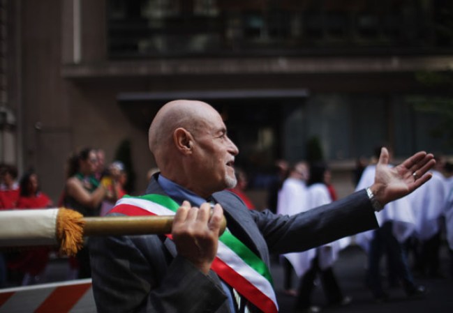 Imágenes del desfile de “Columbus Day” en la ciudad de Nueva York.