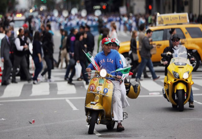 Imágenes del desfile de “Columbus Day” en la ciudad de Nueva York.