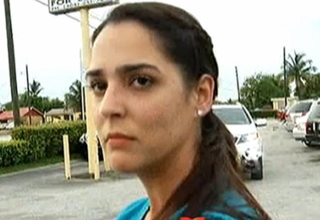La hija del matrimonio Abreu.