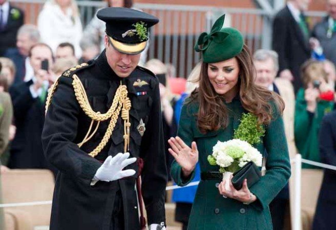La belleza de Kate Middleton eclipsó la celebración de St. Patricks.