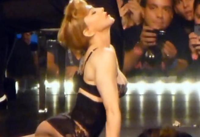 Y Madonna también se lo gozó.