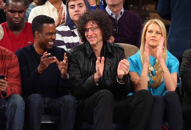 Chris Rock, Howard Stern y Beth Ostrosky Stern