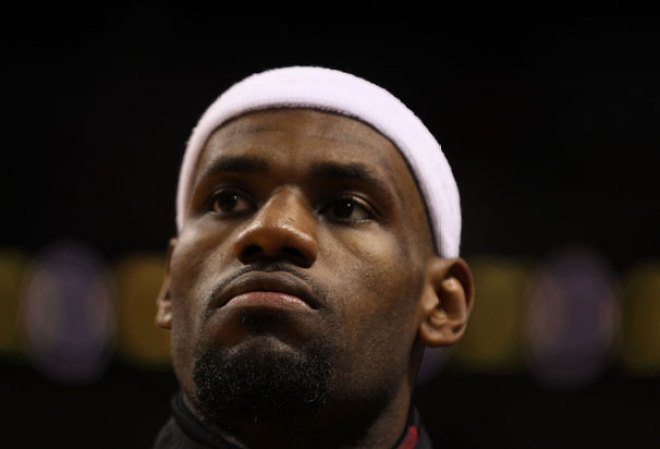 En el lugar 15:<br />Lebron James, jugador del Miami Heat.