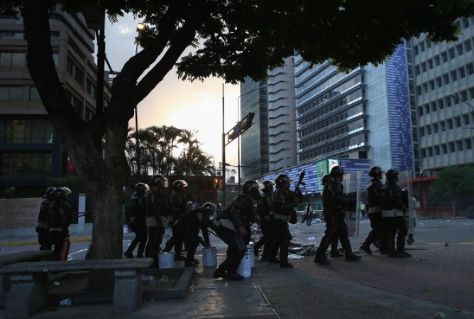 Imágenes de las protestas en las calles de Venezuela.
