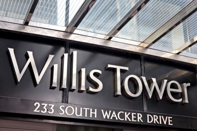 El letrero de la Torre Willis.