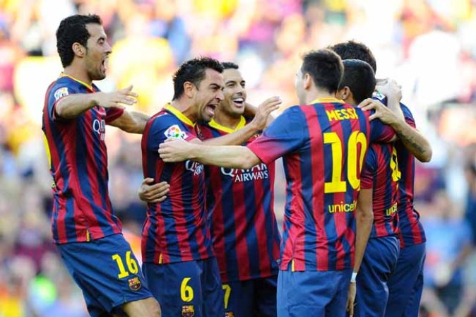El Barcelona se estrena en la Liga con paliza al Levante. 7 a 0.