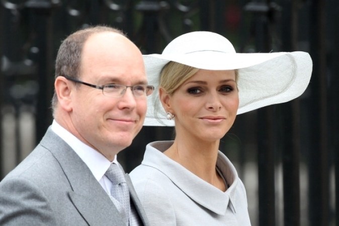 El príncipe Alberto II de Mónaco y Charlene Wittstock.