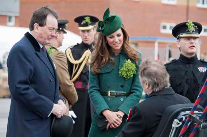 La belleza de Kate Middleton eclipsó la celebración de St. Patricks.