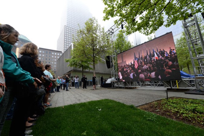 Nueva York rinde tributo a las víctimas caídas durante los ataques del World Trade Center, durante la emotiva inauguración del Museo del 9/11.