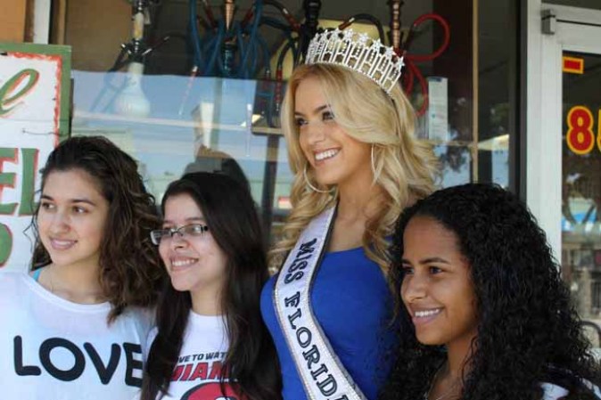 Michelle Aguirre, la cubana de Hialeah que se convirtio en Miss Florida 2013 y competirá en el Miss USA en Las Vegas.
