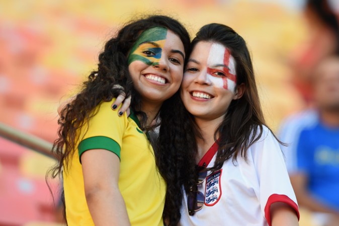 La belleza que tambien nos regala el mundial.