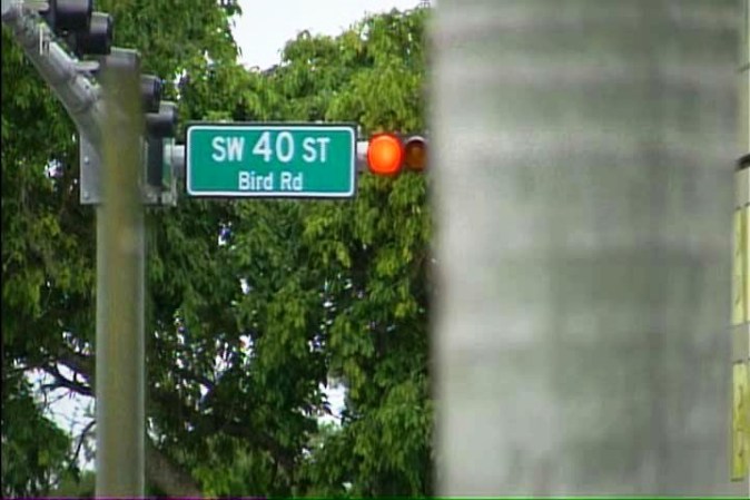 El hecho se produjo en el suroeste de Miami Dade, a la altura de la Avenida 79 y Bird Road.