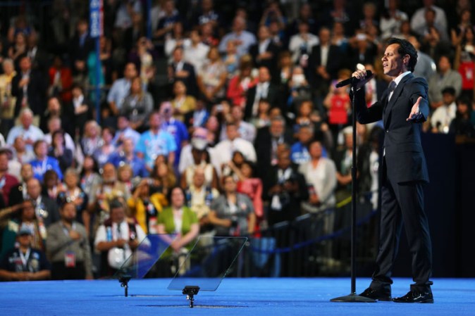 El escenario se llenó de famosos en el último día de la convención, que se realizó en Charlotte, Carolina del Norte.