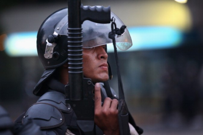 Imágenes de las protestas en las calles de Venezuela.