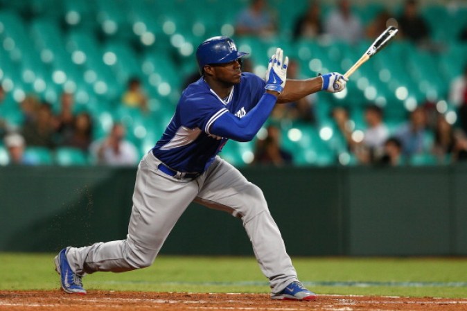 Yasiel Puig #66 de Los Angeles Dodgers en medio de una polémica que lo vincula al contrabando humano y al grupo narco Los Zetas.