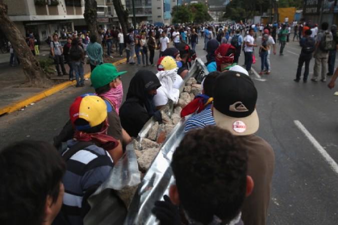 Las manifestaciones de protestas en las calles de Venezuela continúan
