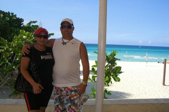 disfrutando con mi familia en varadero