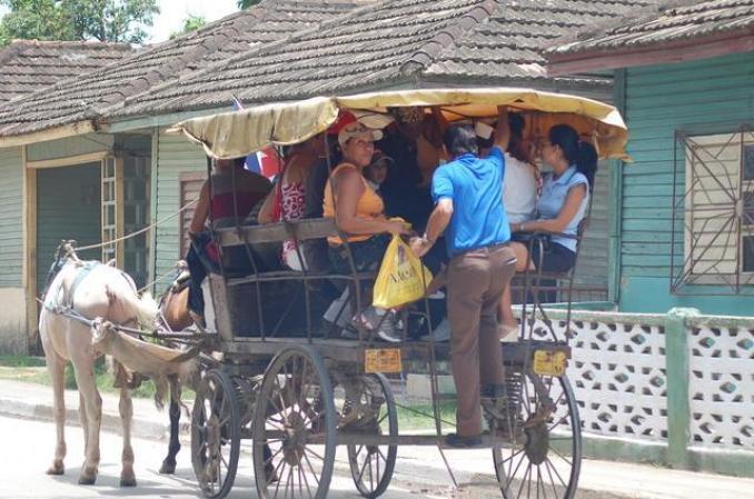 coches tirados por caballo en mayari Holguin