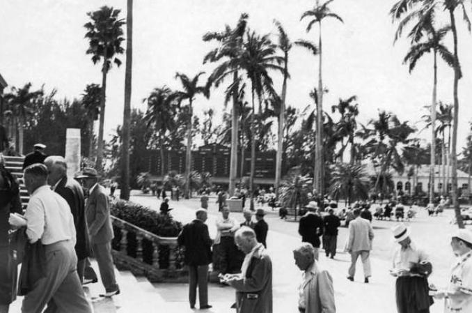 Las carreras de caballos siempre han sido una afición de los habitantes de Hialeah.