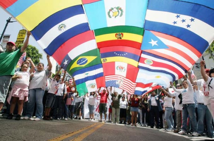 Marcha en Los Ángeles.