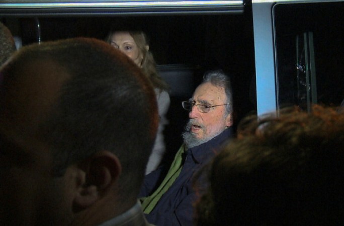 8 DE ENERO, 2014-Fidel Castro asistió a la inauguración del “Kcho estudio Romerillo, Laboratorio para el arte”, un núcleo cultural sin fines de lucro para la experimentación, el desarrollo y la difusión de las artes.