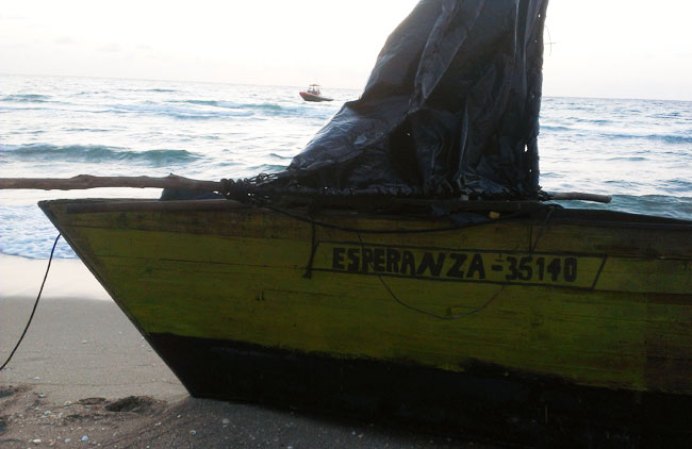 La nave tenía vela y también un motor fabricado hace más de medio siglo.