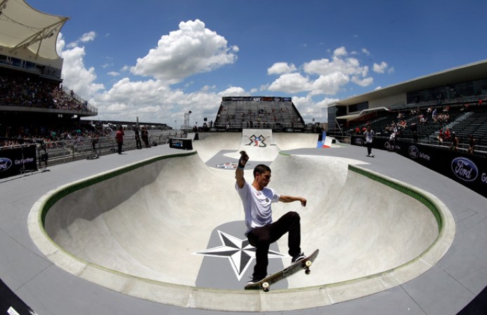 AUSTIN, TX Tom Remillard en el Skateboard Park