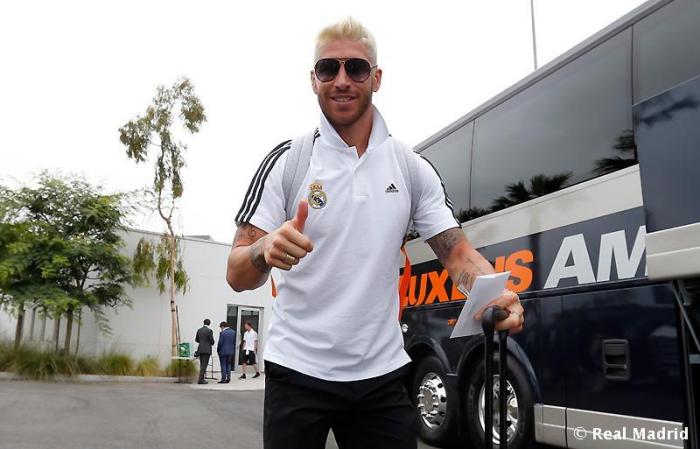 Sergio Ramos hace subir la temperatura del campo.