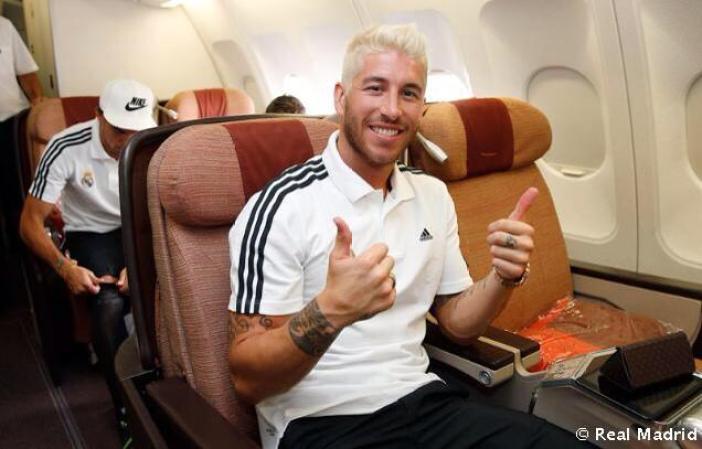 Sergio Ramos hace subir la temperatura del campo.