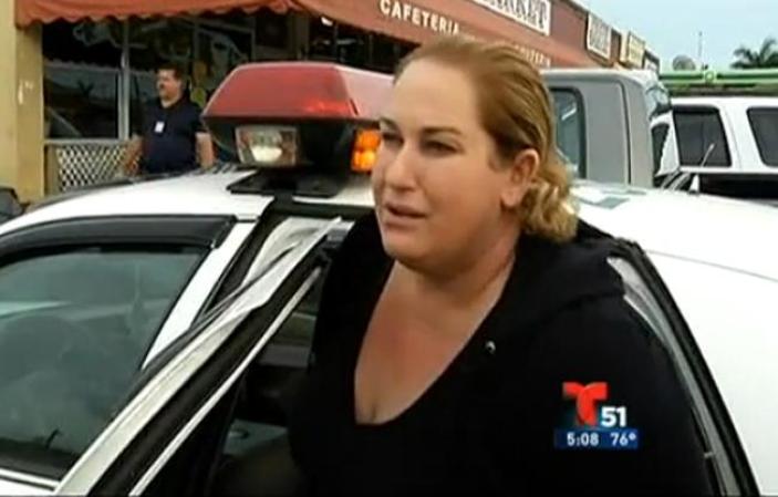 Odalys Abreu, esposa y dueña del lugar.