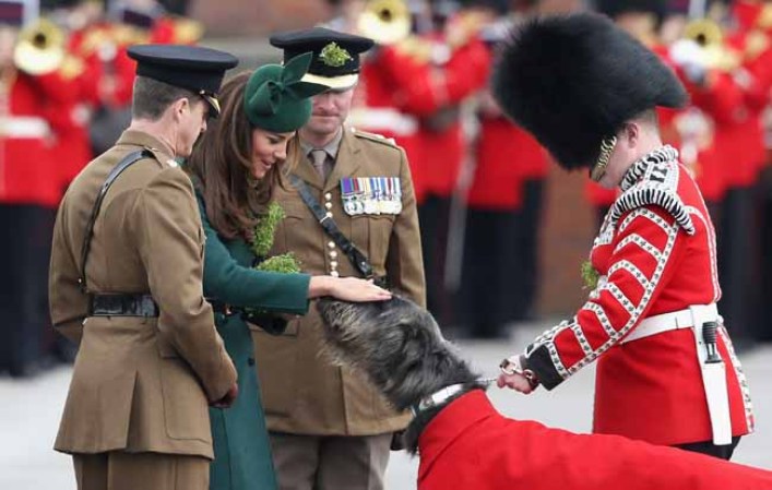 La belleza de Kate Middleton eclipsó la celebración de St. Patricks.
