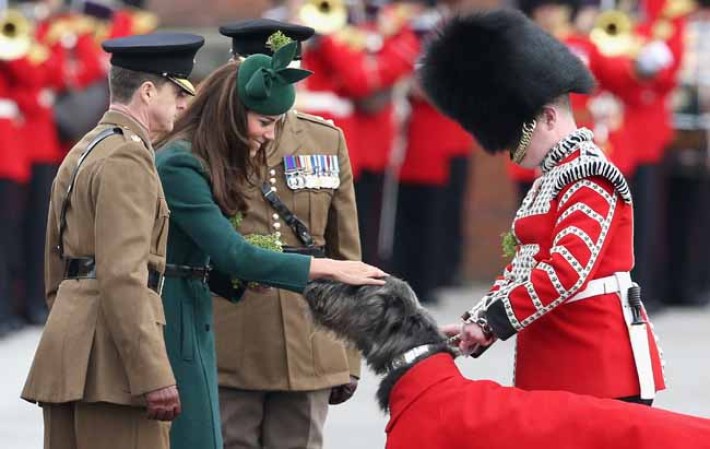 La belleza de Kate Middleton eclipsó la celebración de St. Patricks.