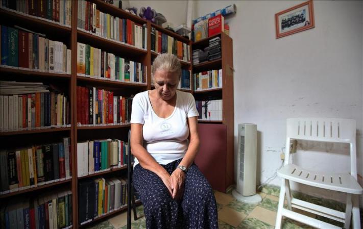 10 DE SEPTIEMBRE, 2012: La opositora Marta Beatriz Roque emprende una peligrosa huelga de hambre junto a otros 12 compañeros. Roque padece de diabetes.