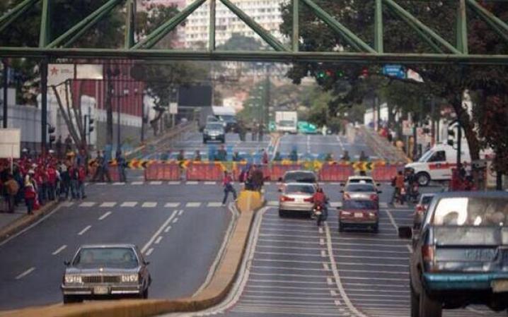 La ciudad se prepara para las marchas.