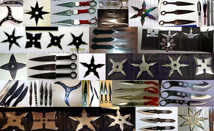 Las armas, explosivos y réplicas en estas fotos fueron incautados por la Administración de Seguridad del Transporte (TSA) durante diversos chequeos en distintos aeropuertos de EEUU.